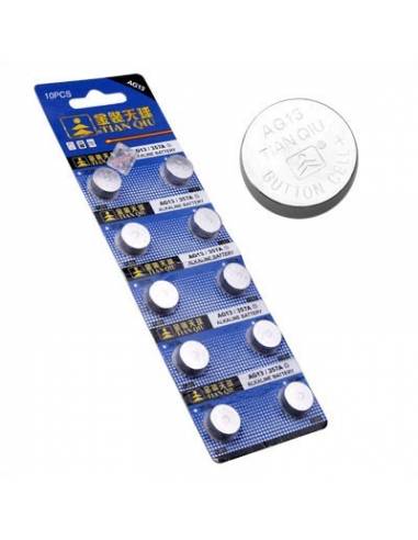 Pilas LR44 (AG13) pack de 10 pilas
