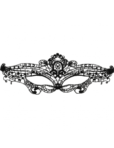 Antifaz de encaje negro Coquette 2