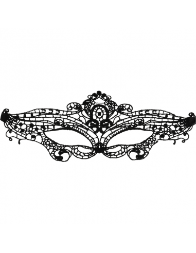 Antifaz de encaje negro Coquette