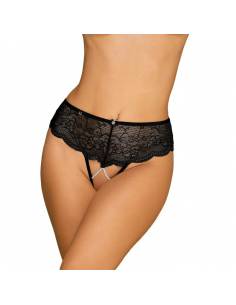 Tanga con apertura y perlas Pearlove Obsessive