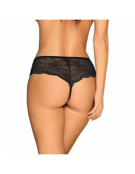 Tanga con apertura y perlas Pearlove Obsessive