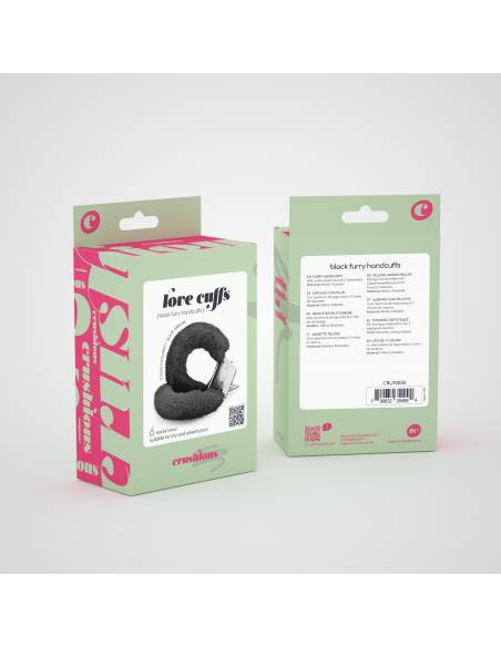 Esposas de felpa negras Crushious