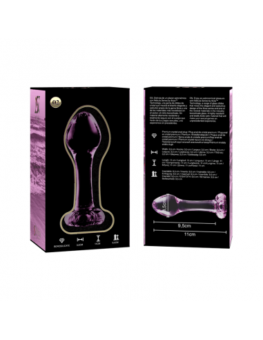 Plug anal de cristal modelo 2 Nebula Ibiza