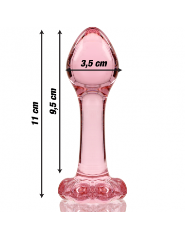Plug anal de cristal modelo 2 Nebula Ibiza
