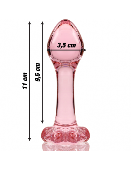 Plug anal de cristal modelo 2 Nebula Ibiza