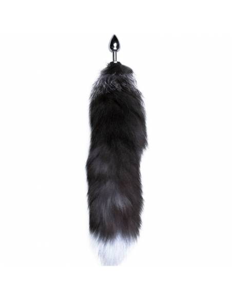 Plug anal metal con cola de zorro pleasure Alive