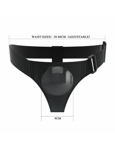 Arnes erótico ajustable - Pretty love arnés universal negro