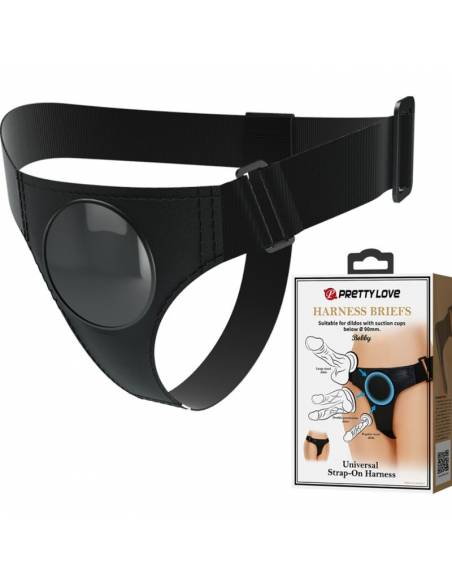 Arnes erótico ajustable - Pretty love arnés universal negro