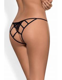 Tanguita de lencería abierta con abertura y tiras Miamor 2