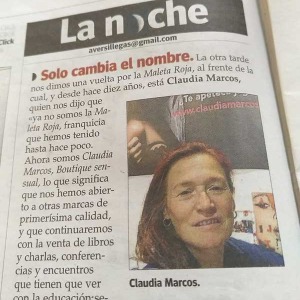 Solo cambia el nombre: De La Maleta Roja a Claudia Marcos, boutique sensual