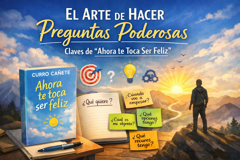 El arte de hacer preguntas poderosas: claves de "Ahora te toca ser feliz"