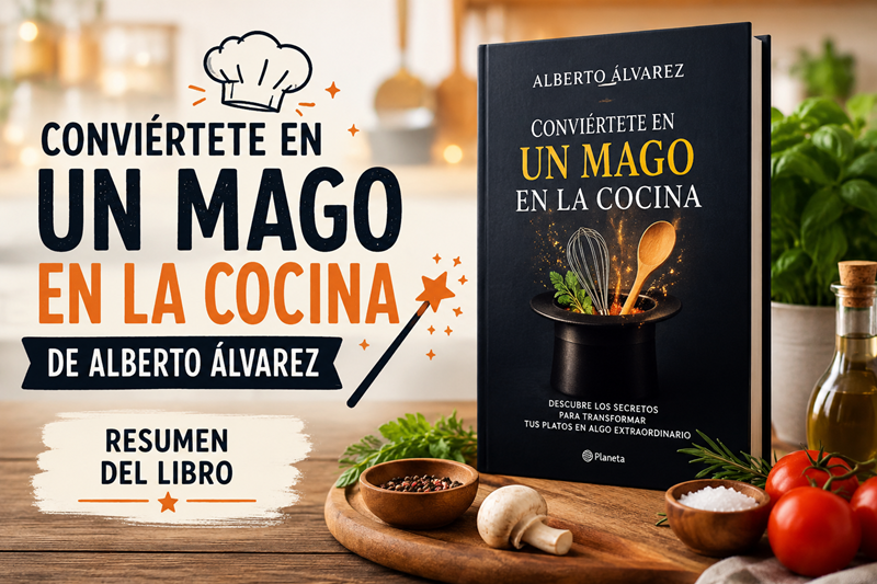 Conviértete en un mago en la cocina de Alberto Álvarez: resumen del libro y claves culinarias