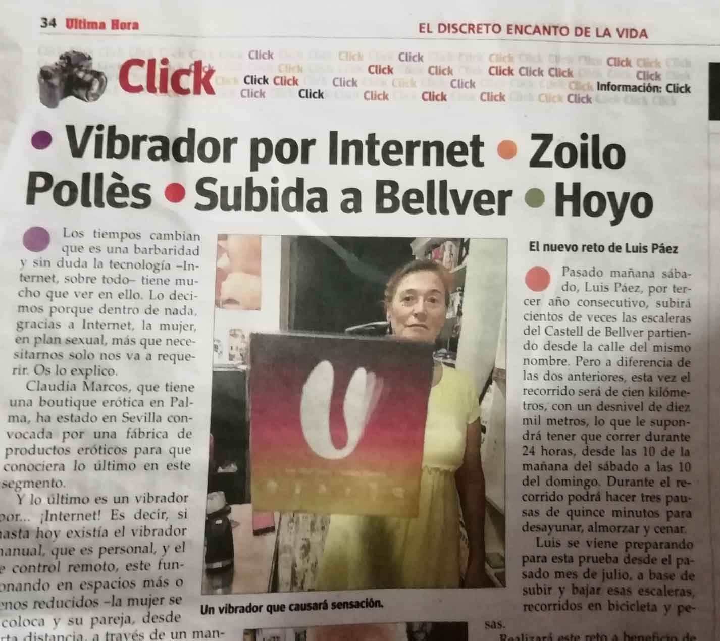 Vibrador por internet